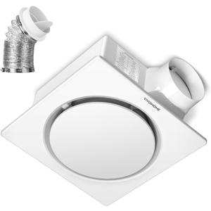 VIVOHOME AutoFlow Bathroom Exhaust Fan with Humidity Sensor 110CFM - Energy-Saving EC Motor,10.2-inch Ceiling Retrofit Bath Fan, No Attic Access Needed(Install Kit, 4-in Duct Included)