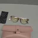 miyya Blue Light Blocking Glasses Women, Fashion Round Transparent Anti Blue Light Glasses with Anti Eyestrain & UV Glare