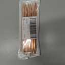 Cabilock 6-Pack Dual Head Metal Ballpoint Pens Rose Gold Blue Ink Smooth Writing Lightweight Portable Office School Supplies