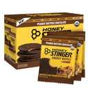 Honey Stinger Organic Peanut Butter Chocolate Waffle, Energy Stroopwafel for Exercise, Endurance and Performance, Sports Nutrition for Home & Gym, Pre & During Workout, 16.96 Ounces (Pack of 16)