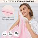Electric Heated Blanket Sherpa Full Size 72"x84" Pink Machine Washable 6 Heat Settings 10 Hours Auto Off Overheat Protection for Home Office Use