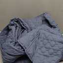 HORIMOTE HOME Quilt Queen Size Dusty Blue, Lightweight Quilts for Summer Ultra-Soft Microfiber Modern Style Quilted Clouds Pattern Bedspread Quit Set 3 Pieces(1 Quilt and 2 Pillow Shams)