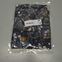 Hawaiian Shirt for Men Short Sleeve Button Down Shirt Men Casual Summer Tropical Beach Aloha Shirts Hawaii Party (Black, S)