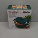 Mueller DuraCast 6 Quart Enameled Cast Iron Dutch Oven Pot with Lid, Heavy-Duty, Oven Safe up to 500 F & Across All Cooktops, Wedding Registry Ideas & Gifts, Emerald