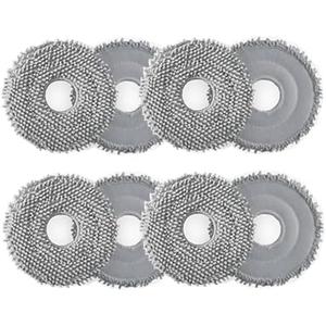 JINGDING Washable Mop Pad, Compatible for Roborock Q Revo, Robot Vacuum Cleaner Replacement Accessories Spare Parts (Color : 10pcs)