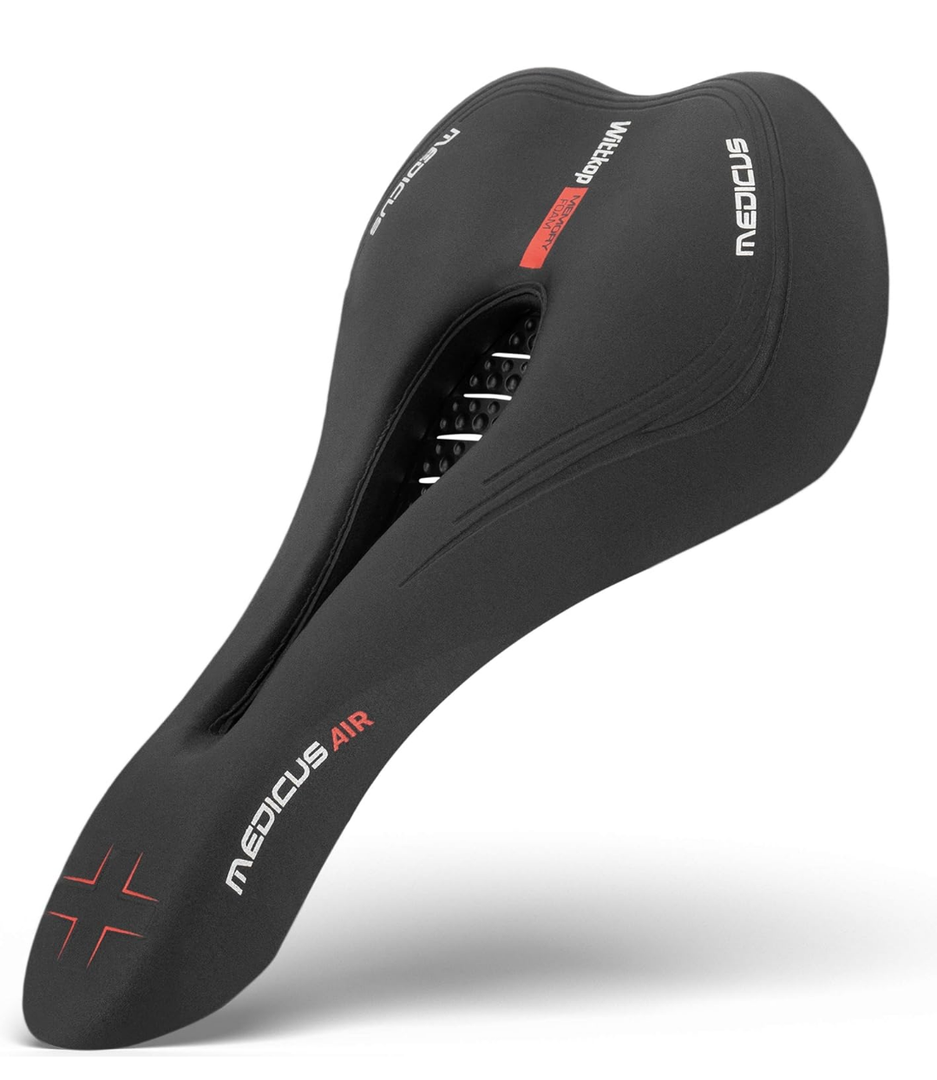 Wittkop Bike Seat I Bicycle Seat for Men and Women, Waterproof Bike Saddle with Innovative 5-Zone-Concept I Exercise Bike Seat for BMX, MTB & Road
