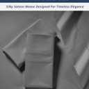LANE LINEN 100% Egyptian Cotton King Sheets Set, Soft & Comfy Sateen Weave No Pill Mercerized Cotton Sheets King, Fully Elasticized Reinforced French Seam Fitted King Bed Sheets Charcoal Gray