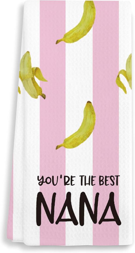 3 x Youre The Best Nana - Decorative Kitchen Towel 16"x24"  Grandma Bathroom Hand Towel, Grandma Gifts for Mother's Day, Birthday, Christmas, etc.(026)