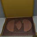 Homenthus 3 Pcs Abstract Wood Wall Art, Mid Century Modern Geometric Wood Wall Decor Minimalist Wooden Wall Art Decor Panels for Boho Living Room Bedroom Kitchen Dining Room Office Home Wall Decor