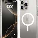 kenke for iPhone 16 Pro Max Case Clear, Anti-Yellowing Compatible with MagSafe Military-Grade Protection Shockproof, Magnetic Phone Bumper Case for iPhone 16 Pro Max 6.9 inch