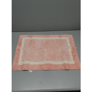 CozeCube Bath mats for Bathroom Non Slip, Fluffy Shaggy Bath Rugs for Bathroom Washable, Soft Absorbent Microfiber Bath Rugs for Shower Sink, Pink Christmas Rugs, Blossom Pink, 16" x 24"