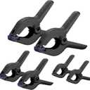 IRWIN QUICK-GRIP Spring Clamps for Woodworking, Multiple Sizes 1", 2" and 3/4", 6 Pack 