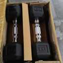 CAP Barbell Coated Dumbbell Weight | Multiple Options Pairs & Sets (50 lb - Set (10 lb x 2 & 15 lb x 2))