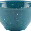 Rachael Ray Accessories Kitchen Pantryware Multi Purpose/Salad Serveware/Melamine Garbage Bowl, 4 Liters, Agave Blue