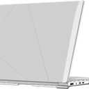 Batianda Crystal Clear Case for ASUS ZenBook 14 OLED 2024 2025 (Model UX3405M / UX3405C), Transparent Hard Shell Laptop Cover, Ultra Thin Anti-Scratch Protective Skin - Clear