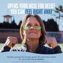 Breathe Right Nasal Strips, Extra Strength Clear Nose Strips, Drug-Free Nasal Congestion Relief for Better Breathing, Help Relieve Snoring, Caused by Colds & Allergies, Deviated Septum, 44ct