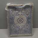 Omuriko Rectangle Plastic Serving Tray with Handles, Elegant Decorative Tray for Coffee Table, Ottoman, Living Room, Kitchen, Outdoor Use. 12"*16"*1.6" B