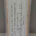 SRSZHIYUE Bible Verse Wall Decor Jeremiah 29:11 Art 32"12" Scripture Large Farmhouse Christian Sign Rustic Encouragement Catholic Motivational Quote Living Room Home Wall Hanging (Wood)