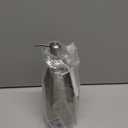 BEAUTURAL Soap Dispenser, Brushed Nickel Stainless Steel Case PET Liner Hand Pump Dispenser, Refillable Liquid Hand Dish soap Dispenser for Bathroom & Kitchen (15.2 OZ / 450ML)