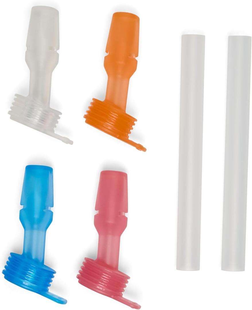 CamelBak Thrive Kids Bite Valve Replacement for Thrive Flip Straw Kids Water Bottles, 4-Pack, Multi-Color