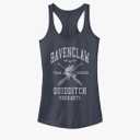 Harry Potter Deathly Hallows Ravenclaw Quidditch Seeker Women's Fast Fashion Racerback Tank Top, S