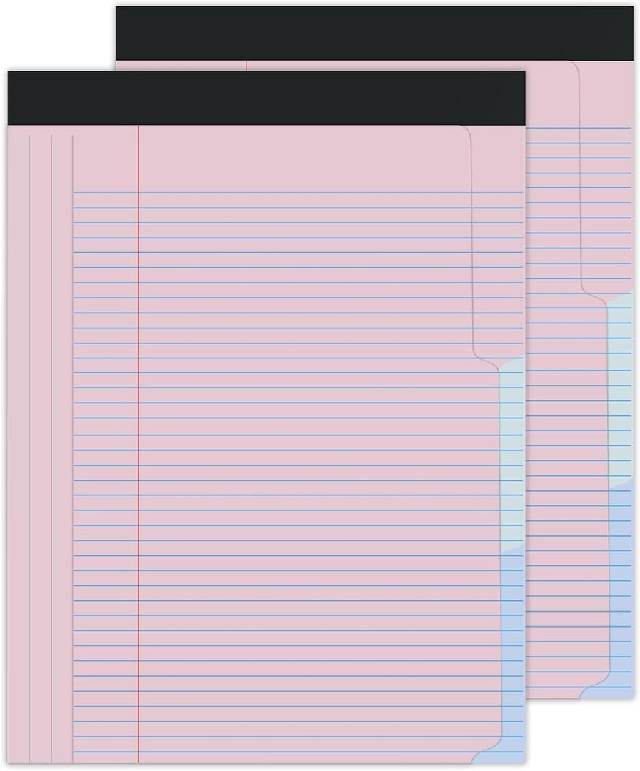 party greeting 12 Colors File Folder Notepad 2.6 Inch Expansion-Pack of 24-9.5 x 12.5 Inch Notebook Folders Organizer for File Filing, Document, Clipboard Organization for Office Home School-Pastel