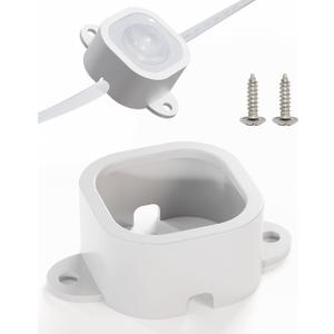 Light Clips for Govee Outdoor Lights H706, 120 Pcs Mounting Brackets for Govee Pro Outdoor Lights, Install Firmly, Replace 3M Glue, for Govee Pro Permanent Outdoor Lights Extension (White)