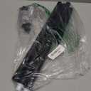 Black Curtain Rod 32 to 58 Inch, HOTOZON Heavy Duty Curtain Rods for Windows, 1 Inch Decorative Single Drapery Rod with Exquisite Translucent Twisted Finials, Black