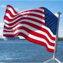 AMZFLAG American Flags for Outside 2x3 ft 24x36 Inches, Heavy Duty Embroidered USA US Flag United States America Flag High Wind for Wall House 250th Anniversary Decoration
