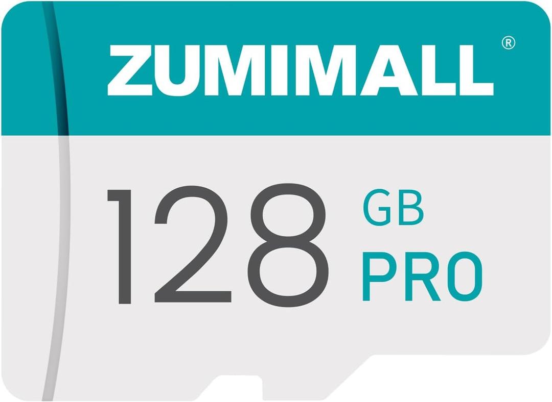 ZUMIMALL 128GB SD Card - Perfect Storage Solution for Security Cameras | Reliable and High Capacity Memory Card New (128GB-Single-blue)