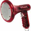 Toysmith Tech Gear Multi Voice Changer – Megaphone Toy with 8 Voice Effects and LED Lights – Fun Outdoor Toy for Kids Ages 5+ – Cool Gag Gifts or Birthday Gift Idea – Colors May Vary, Battery Included Red