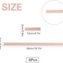 4 PCS Model Car Display Case Wall Mount Holds Up to 40 Cars Diecast Blister Packed Toy Car Organizer Compatible with Packaged Car Toy Car Storage Display Case Display Shelf Rack Wall Storage Rose Gold