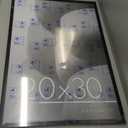 Americanflat 20x30 Poster Frame with Polished Plexiglass - Streamline Collection - Thin Border Picture Frame for Wall Display - Hanging Hardware Included - Black