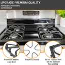 Upgraded WB31K10034 Stove Burner Replacement for GE Gas Range Oven StoveTop Surface Grate JGBP29MEM1BS, WB31K10065,Cast Iron Stove Grate Rack for General Electric Stove Accessories 4Pcs