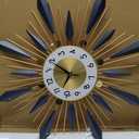 Ergocar Wall Clock, Stylish and Simple Large Decorative Kitchen Wall Clock, No Tick Silent Modern Metal Wall Clock, Suitable for Living Room, Office
