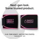 Sports Research Sweet Sweat Waist Trimmer (Core Series) - Premium Sweat Enhancing Fitness Band for Women & Men