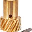 JEGS Bronze Distributor Gear | Fits Small And Big Block Chevy V8 Engines | 0.491in.Shaft | Made In USA