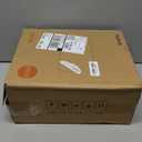 JOYBOS Bathroom Trash Can with Lid, 3.8 Gallon Slim Garbage Can, Small Plastic Trash Bin, Narrow Motion Sensor Trash Can for Bedroom, Rv, Office White