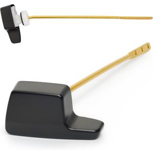Qualihome Universal Side Mount Toilet Handle - Replaces Eljer & Toto Handles - Black