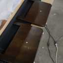 Christopher Knight Home Arden Minimalist Style Rectangular Loop Yarn Fabric Ottoman Bench, Rubberwood Frame, Entryway Bench, Living Room Sofa Extra Seat, End of Bed Footstool, Beige+Brown