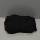 Women Yoga Scrub Pants Straight Mid Rise Elastic Waist Cargo Work Pants with Five Pocket 4-Way Stretch (Medium, Black)