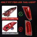 Right Passenger Side Tail Light Compatible With 2013-2017 Cadillac XTS LED Rear Taillight Replace 23238006