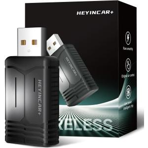 Wireless CarPlay & Android Auto Adapter, 2026 Upgrade, Plug & Play USB Dongle, Convert Wired CarPlay Auto to Wireless