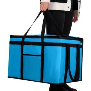 XXXL Insulated Food Delivery Bag Cooler Bags Keep Food Warm Catering Therma for doordash Catering Cooler Bags Keep Food Warm Catering Therma Catering Shopper hot Blue Blue (XXX-Large24W x 15H x 14D)