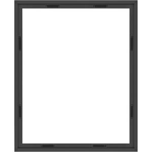 MCS Canvas Float Frames 24x30 Frame, Black Frame for Finished Canvases, Vertical & Horizontal Wall Hanging Large Frame with Adhesive for Canvas Paintings (1-Pack), 24x30 Without Mat