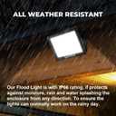 2 Pack LED Flood Lights Outdoor,200W 20000LM Super Bright Work Light with Plug, IP66 Waterproof Security Lights, 6500K Portable Floodlights for Patio, House, Garage