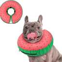 Supet Inflatable Dog Cone Collar Alternative after Surgery, Dog Neck Donut Collar Recovery E Collar, Soft Dog Cone for Small Medium Large Dogs, Size: S(Neck 7"-10")