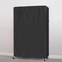 Shelf Cover Waterproof,Shelf Covers for Wire Shelving,Waterproof &Dustproof Heavy Duty Storage Shelves Cover,Keep Garage,Closet,Kitchen,Yard Neat,Fits Racks 36"W x 14"D x 72"H,Black