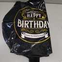 Happy Birthday Decorations for MenBlack and Gold Better With Age Foil BalloonAdult Birthday Party Decorations
