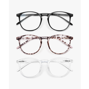 IBOANN Iconic Blue Light Glasses for Woman - Computer Glasses 99% Blue Light Blocking - Anti Eyestrain & UV Glare Protection